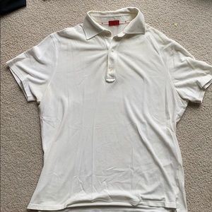 Isaia white polo